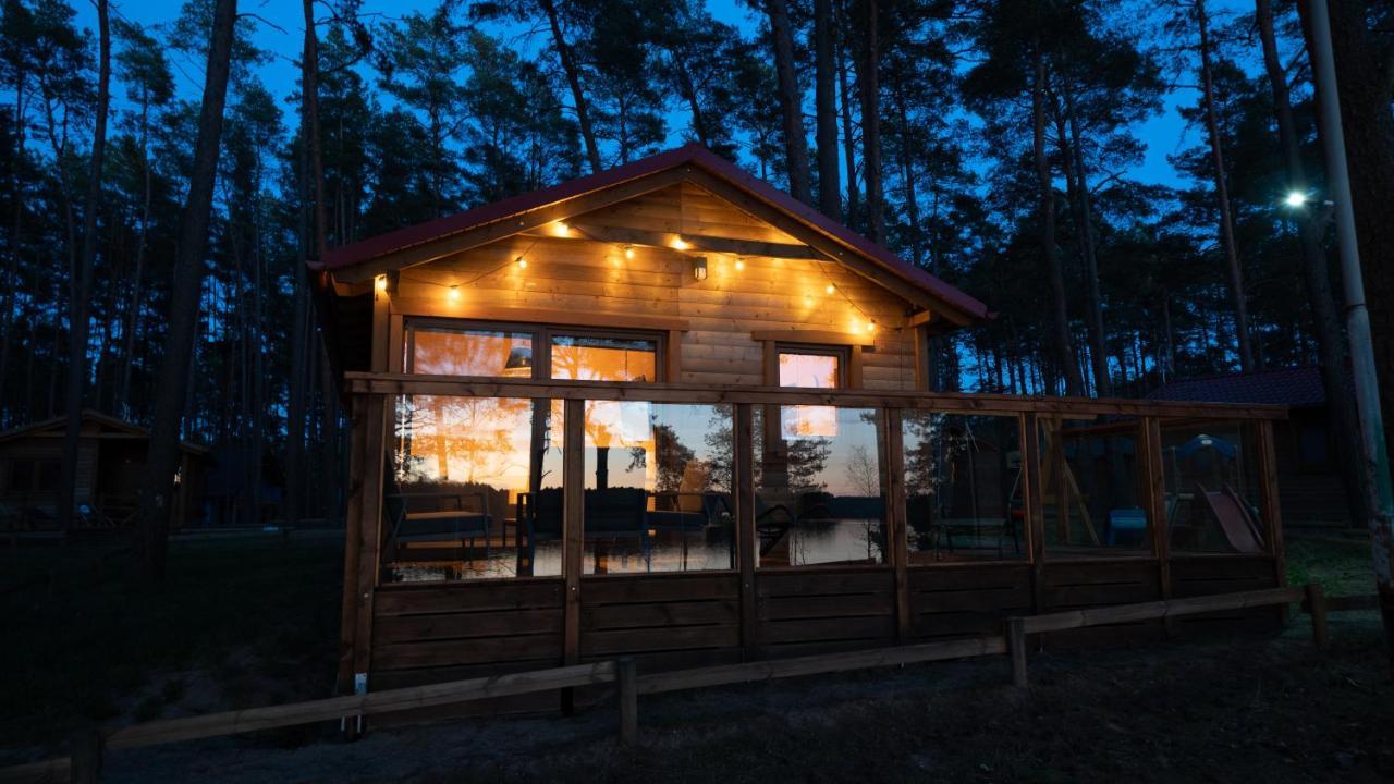 Sloneczny Domek Borsk Nr 2 I 15 - Nad Samym Jeziorem W Pierwszej Linii Экстерьер фото